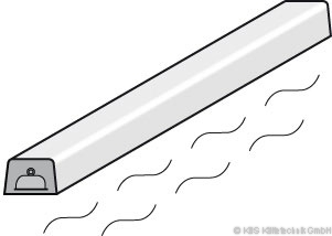 SCHOLL Wärmestrahler 1500mm bis 1700mm Länge B2005-WS - passend alle Modelle