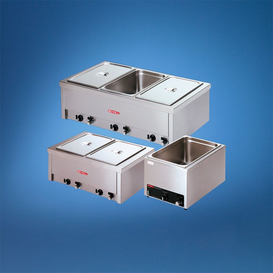 Scholl Tisch Bain-Marie mit Ablauf indirekt beheizt