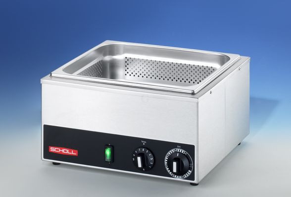 Scholl Steamjet / Universal-Schnelldämpfer 3600/SD mit Scharnierdeckel F0211 für GN 2/3