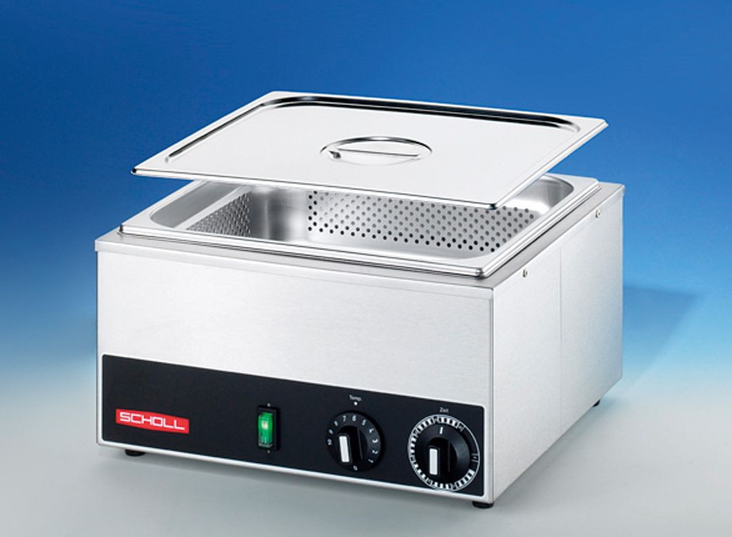 Scholl Steamjet / Universal-Schnelldämpfer 3600/SD mit Scharnierdeckel F0211 für GN 2/3