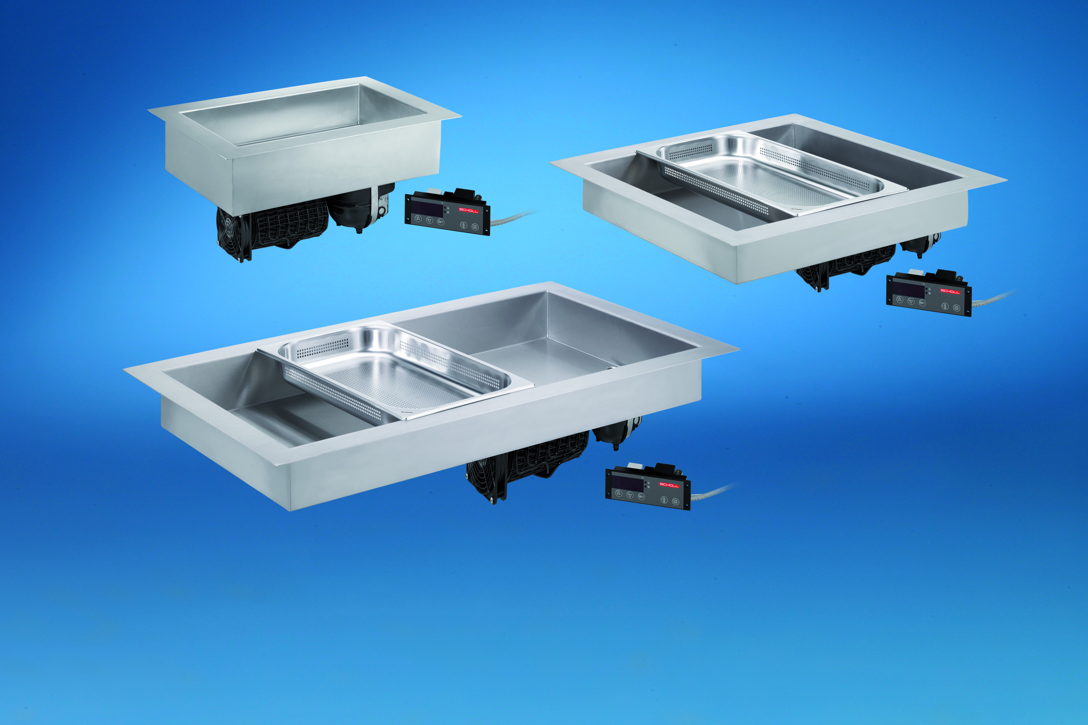 Multifunktionswanne Heiß-Kalt für Zentralkühlung 1 x GN 1/1 Scholl C 6204 Modell CWZ 330