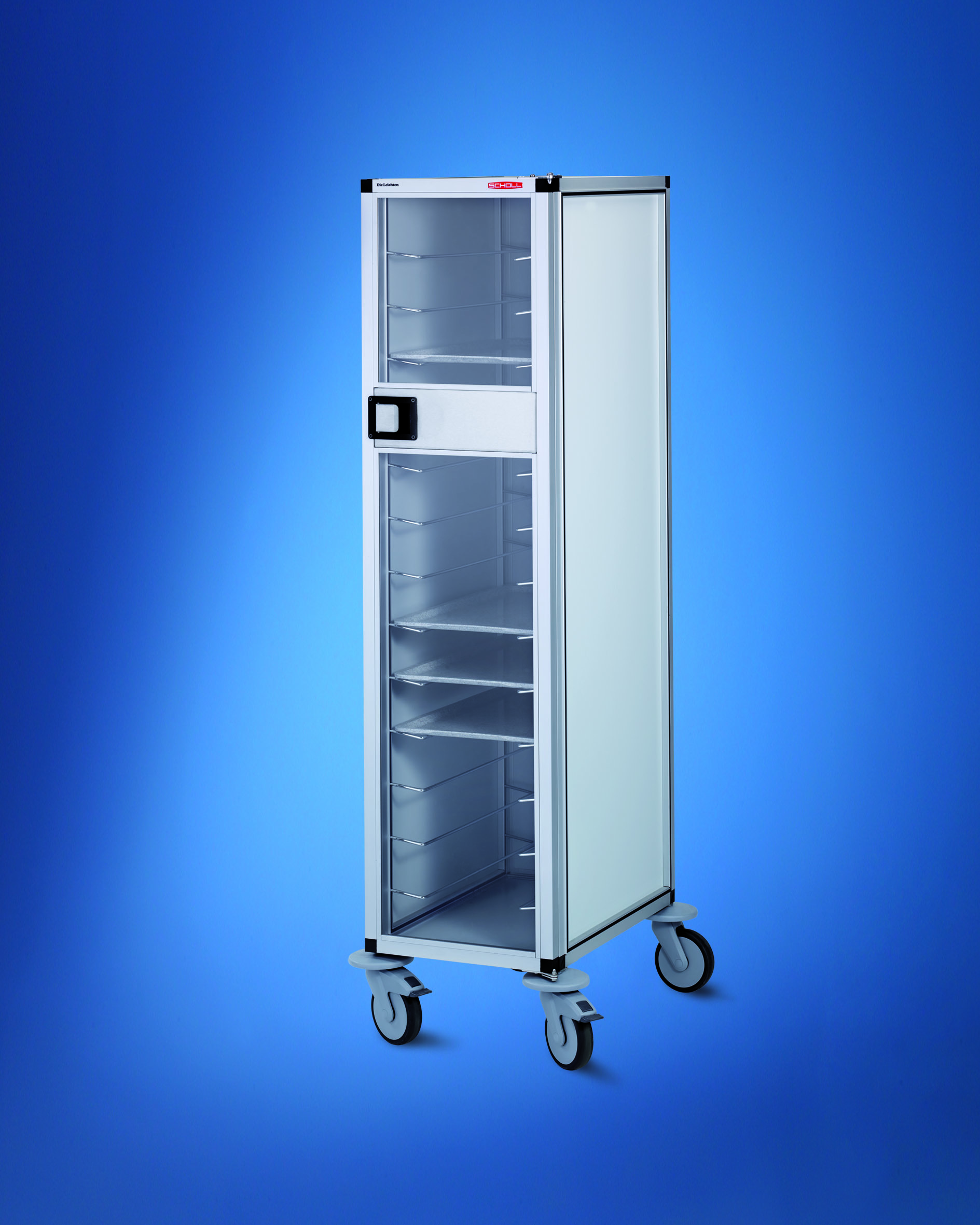 Scholl Tablettwagen RTW - 1 Abteil 460 x 344 - Höhe 1450mm