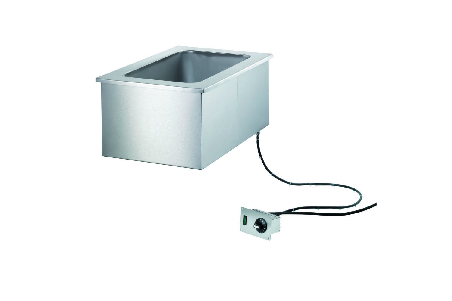 Scholl Einbau Bain-Marie, Wannenrand 15 mm aufgesetzt, Wannen durchgehend beheizt