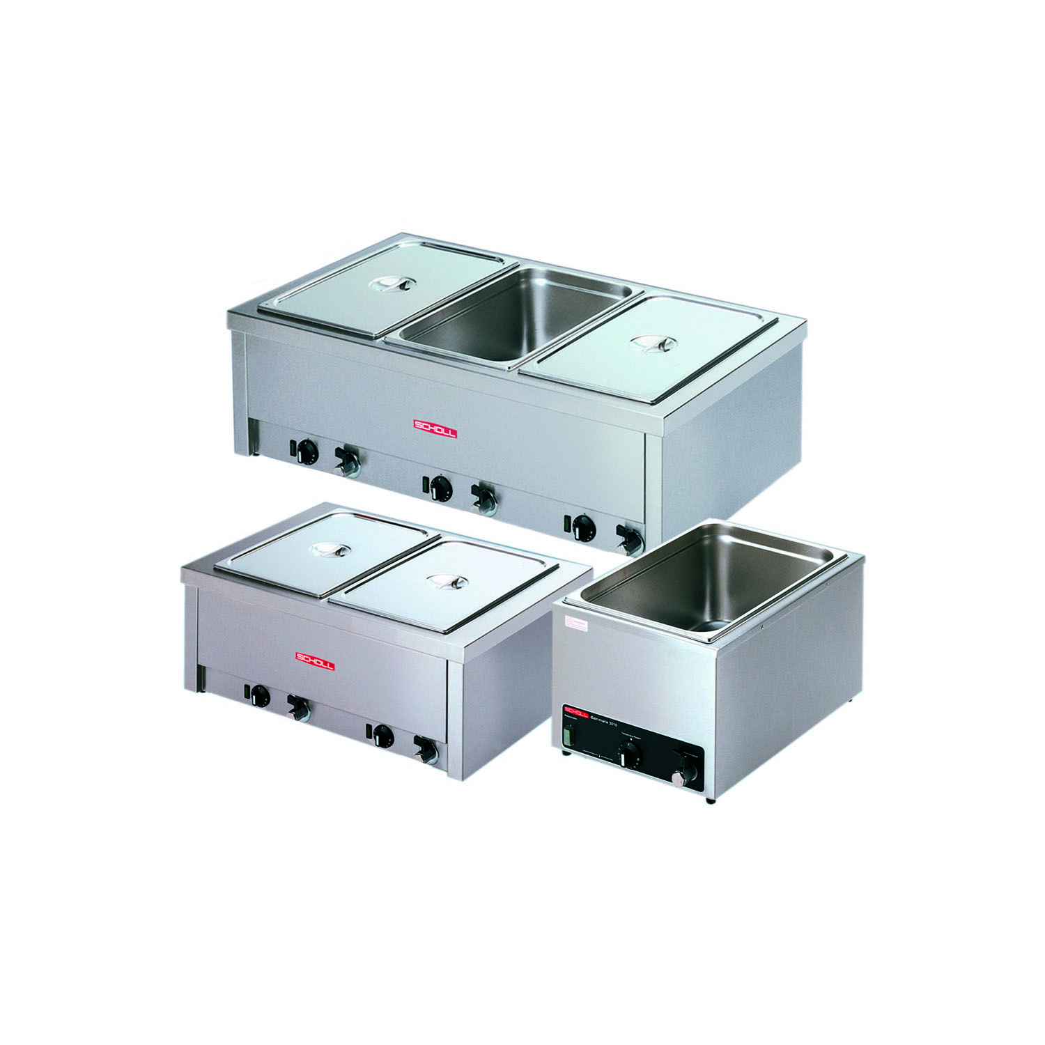 Scholl Tisch Bain-Marie mit Ablauf indirekt beheizt