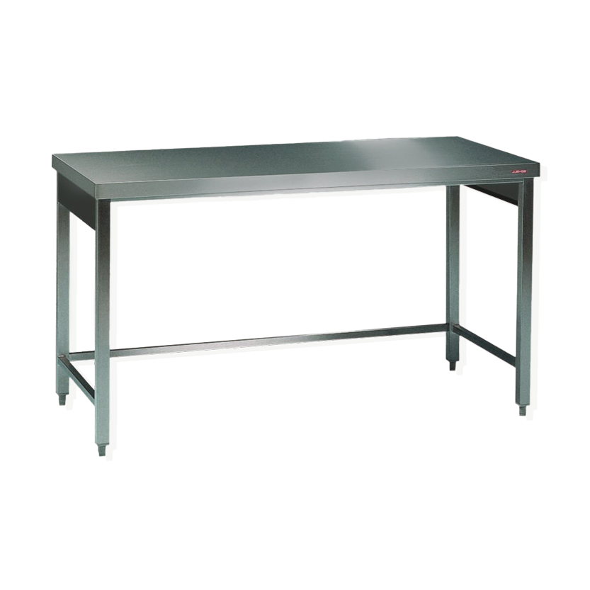 Edelstahl Arbeitstisch unterfahrbar - Tiefe 800 mm - SCHOLL Modell TIRO