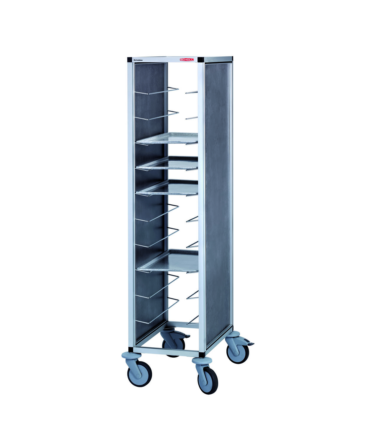 Scholl Tablettwagen RTW - 1 Abteil 460 x 344 - Höhe 1450mm