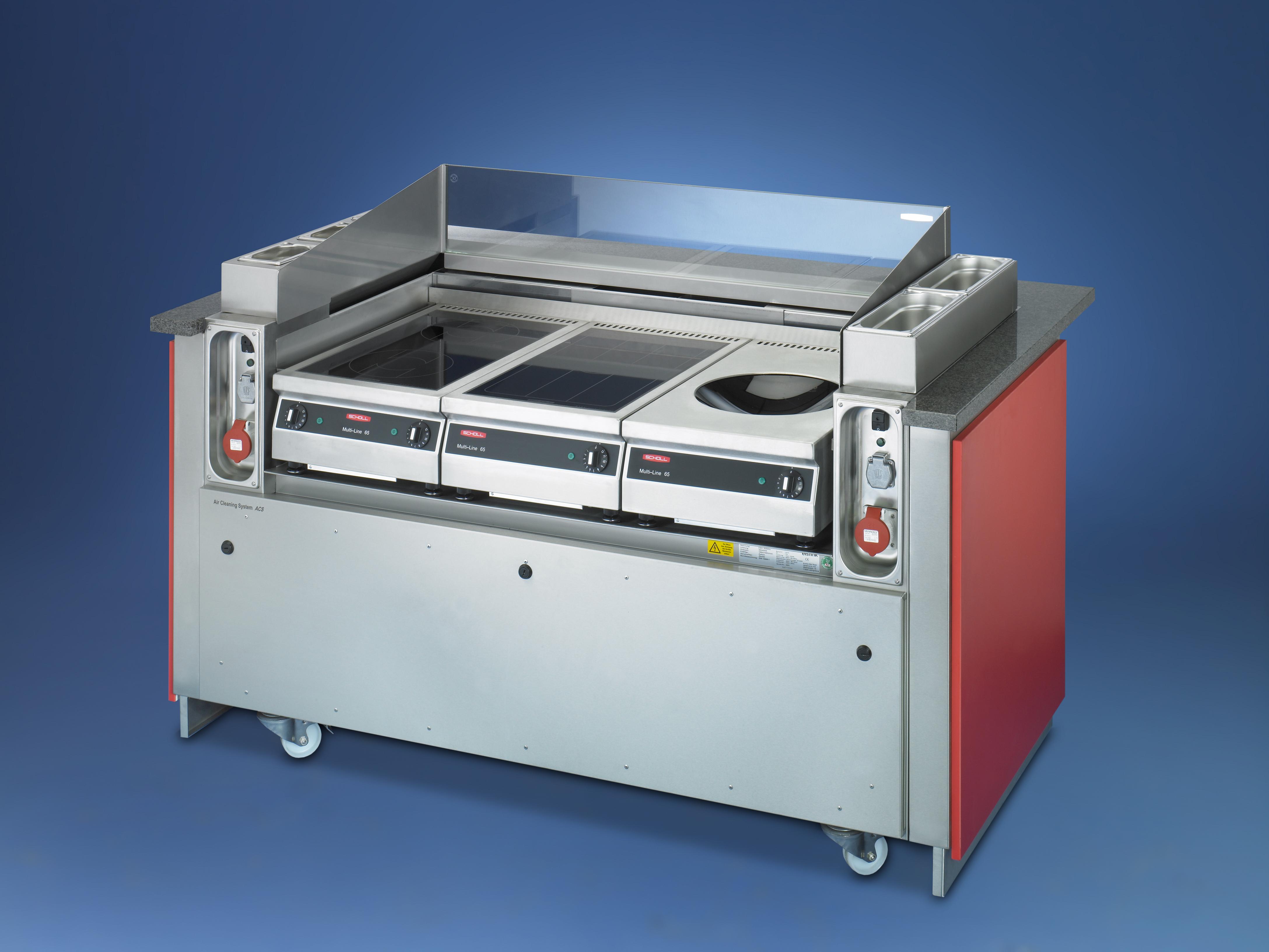 SCHOLL Aircleaning-System 3 ACS 1700 d3 mit Granit und 3-seitiger Verkleidung B5285