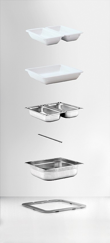Scholl Porzellaneinsatz GN 2/3 für Chafing Dish Z0665 und Z0666